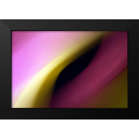 Twisted Beams I Black Modern Wood Framed Art Print by Taylor, Douglas