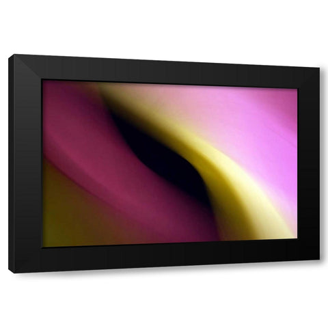 Twisted Beams II Black Modern Wood Framed Art Print with Double Matting by Taylor, Douglas
