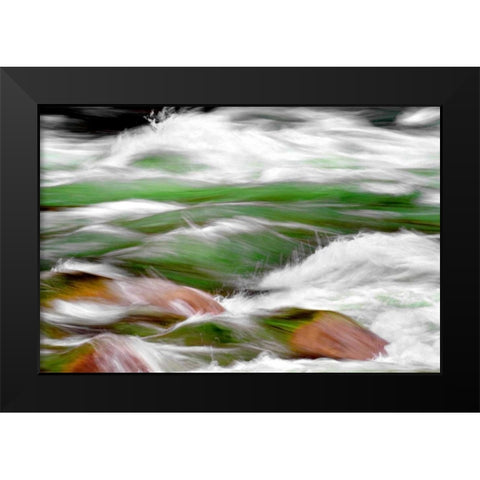 One Mile Riffle Black Modern Wood Framed Art Print by Taylor, Douglas
