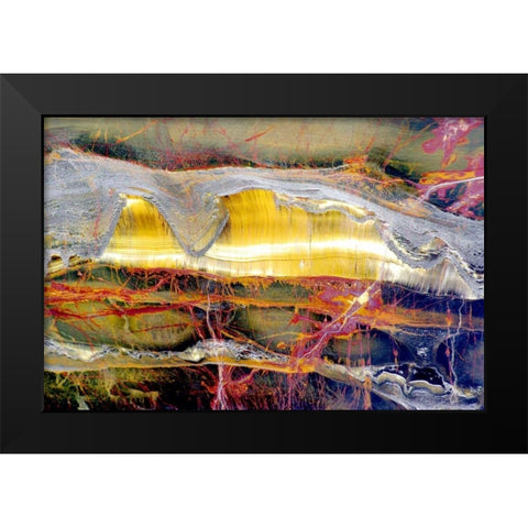 Marra Mamba Minerals Black Modern Wood Framed Art Print by Taylor, Douglas