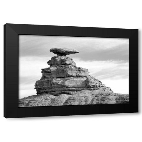 Mexican Hat BW Black Modern Wood Framed Art Print by Taylor, Douglas
