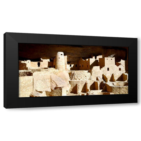 Cliff Palace Ruins Black Modern Wood Framed Art Print with Double Matting by Taylor, Douglas