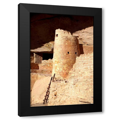 Cliff Palace Detail II Black Modern Wood Framed Art Print with Double Matting by Taylor, Douglas