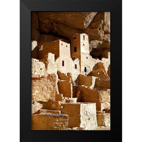 Cliff Palace Detail IV Black Modern Wood Framed Art Print by Taylor, Douglas