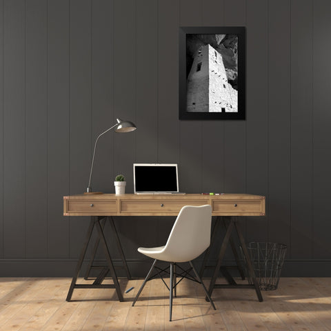 Cliff Palace Detail I BW Black Modern Wood Framed Art Print by Taylor, Douglas