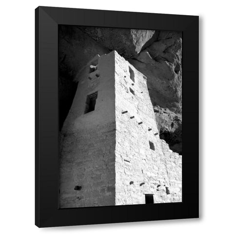 Cliff Palace Detail I BW Black Modern Wood Framed Art Print by Taylor, Douglas