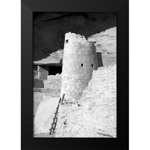 Cliff Palace Detail II BW Black Modern Wood Framed Art Print by Taylor, Douglas