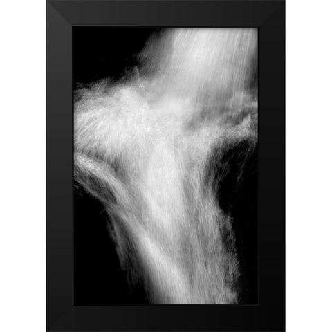 Falling Water III BW Black Modern Wood Framed Art Print by Taylor, Douglas