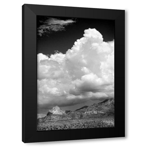 Gathering Summer Storm BW Black Modern Wood Framed Art Print with Double Matting by Taylor, Douglas