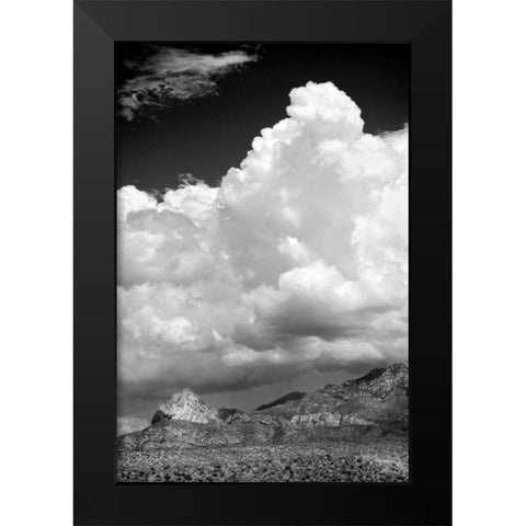 Gathering Summer Storm BW Black Modern Wood Framed Art Print by Taylor, Douglas