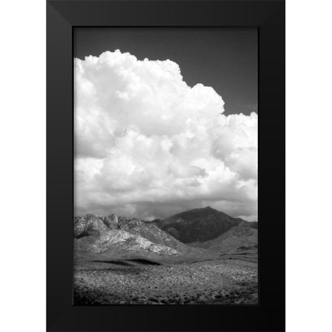 The Coming Storm BW Black Modern Wood Framed Art Print by Taylor, Douglas