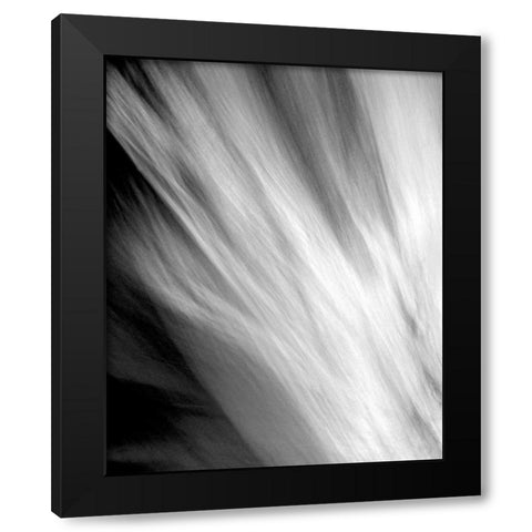 Frozen Fire II Black Modern Wood Framed Art Print with Double Matting by Taylor, Douglas