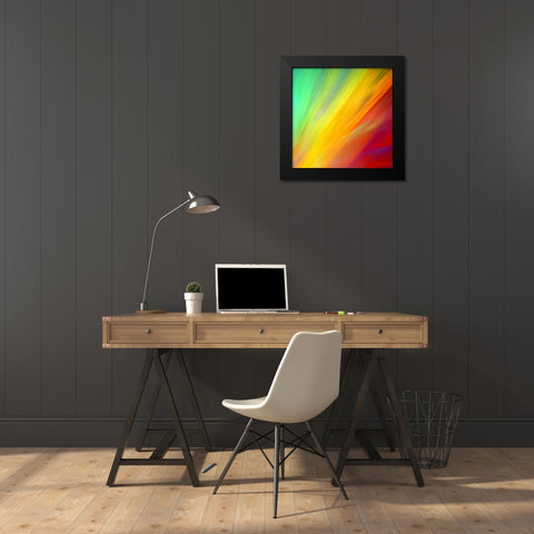 Brushfire II Black Modern Wood Framed Art Print by Taylor, Douglas