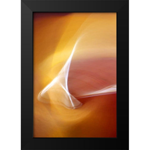 A Soothing Blend Black Modern Wood Framed Art Print by Taylor, Douglas