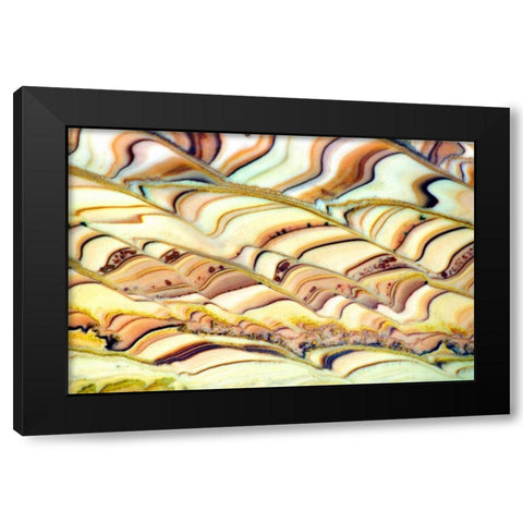 Quartzite Pastorale Black Modern Wood Framed Art Print by Taylor, Douglas
