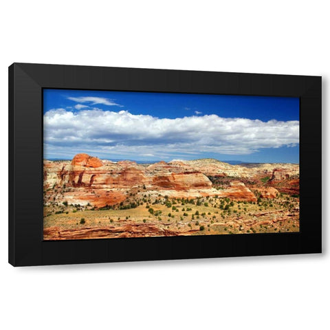 Slickrock County Black Modern Wood Framed Art Print with Double Matting by Taylor, Douglas