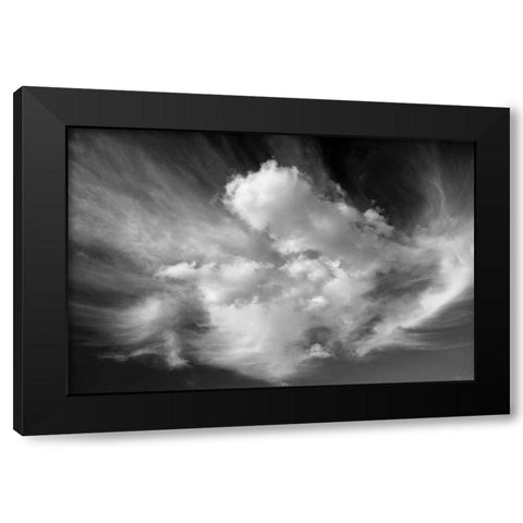 Clouds over Kitt Peak BW II Black Modern Wood Framed Art Print by Taylor, Douglas