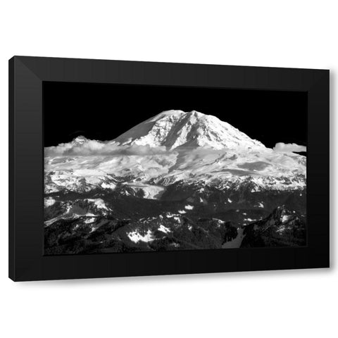 Mountains in Spring I Black Modern Wood Framed Art Print with Double Matting by Taylor, Douglas