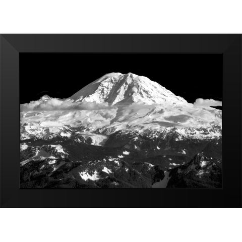 Mountains in Spring I Black Modern Wood Framed Art Print by Taylor, Douglas
