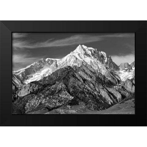 Mt. Williamson I BW Black Modern Wood Framed Art Print by Taylor, Douglas
