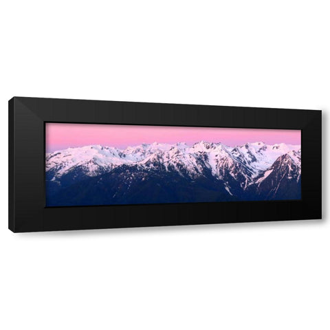 Dawn at Hurricane Ridge Black Modern Wood Framed Art Print with Double Matting by Taylor, Douglas