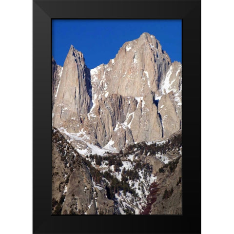 Mt. Whitney Portrait I Black Modern Wood Framed Art Print by Taylor, Douglas