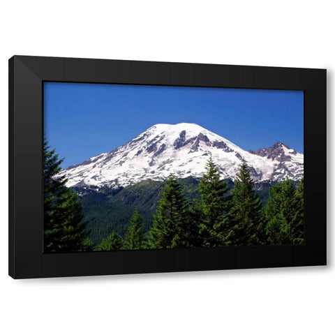 Road to Paradise Black Modern Wood Framed Art Print by Taylor, Douglas