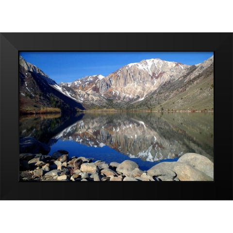Laurel Mountain Reflections Black Modern Wood Framed Art Print by Taylor, Douglas