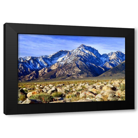 Mt. Williamson II Black Modern Wood Framed Art Print by Taylor, Douglas