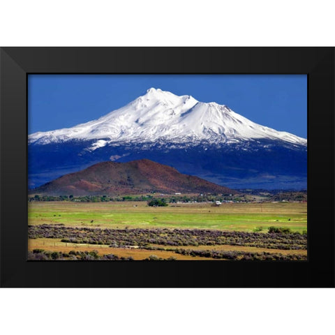 Shasta County Spring Black Modern Wood Framed Art Print by Taylor, Douglas