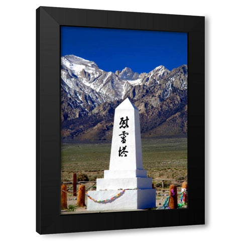 Manzanar Remembrance I Black Modern Wood Framed Art Print by Taylor, Douglas