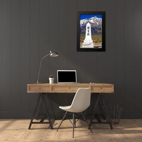 Manzanar Remembrance II Black Modern Wood Framed Art Print by Taylor, Douglas