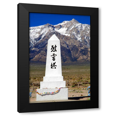 Manzanar Remembrance II Black Modern Wood Framed Art Print by Taylor, Douglas
