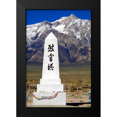 Manzanar Remembrance II Black Modern Wood Framed Art Print by Taylor, Douglas