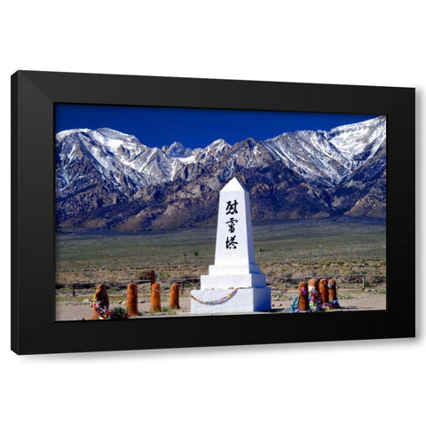 Manzanar Remembrance III Black Modern Wood Framed Art Print by Taylor, Douglas