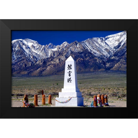 Manzanar Remembrance III Black Modern Wood Framed Art Print by Taylor, Douglas