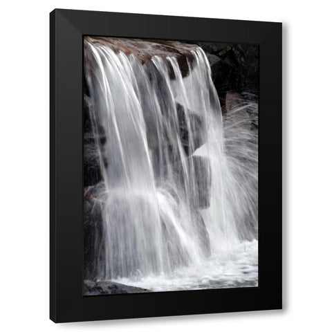 Water on the Rocks II Black Modern Wood Framed Art Print with Double Matting by Taylor, Douglas