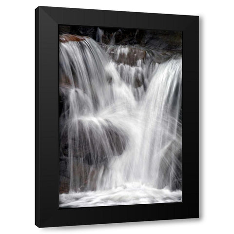 Water on the Rocks III Black Modern Wood Framed Art Print with Double Matting by Taylor, Douglas