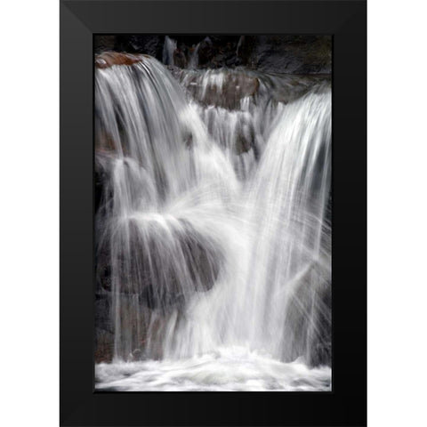 Water on the Rocks III Black Modern Wood Framed Art Print by Taylor, Douglas