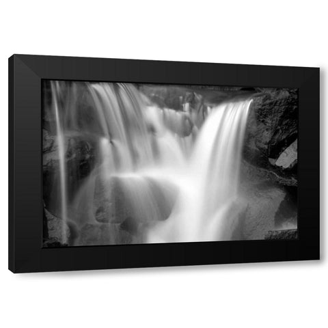 Falling Water I BW Black Modern Wood Framed Art Print by Taylor, Douglas