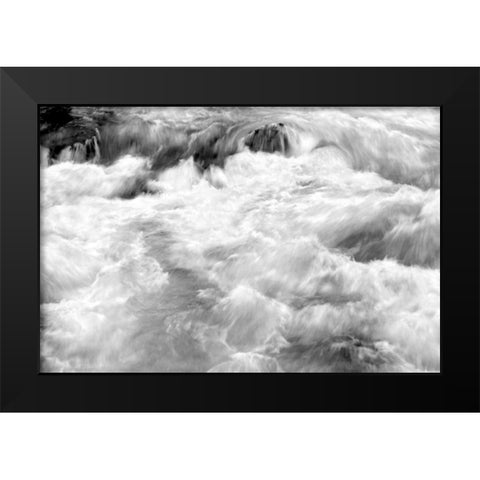 Hamma Hamma Current I BW Black Modern Wood Framed Art Print by Taylor, Douglas