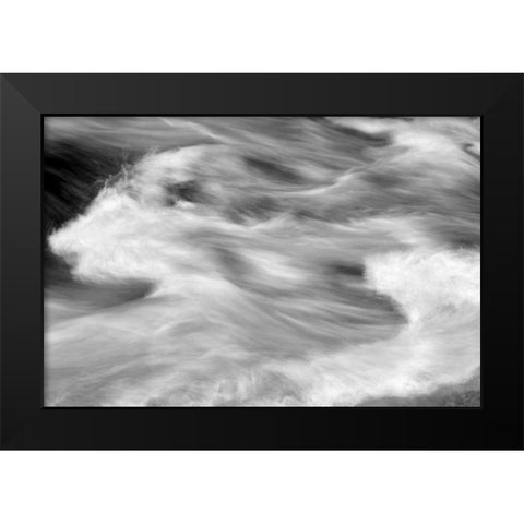 Hamma Hamma Current III BW Black Modern Wood Framed Art Print by Taylor, Douglas