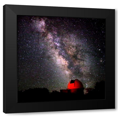 Milky Way I Black Modern Wood Framed Art Print with Double Matting by Taylor, Douglas