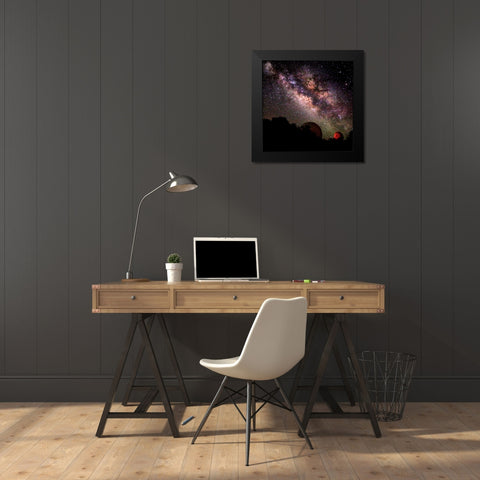 Milky Way II Black Modern Wood Framed Art Print by Taylor, Douglas