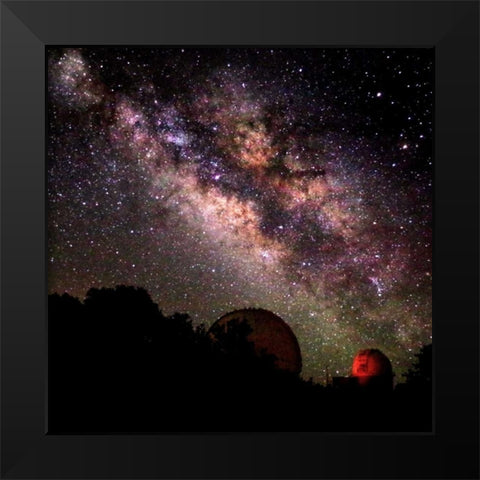 Milky Way II Black Modern Wood Framed Art Print by Taylor, Douglas