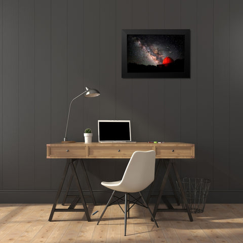 Milky Way III Black Modern Wood Framed Art Print by Taylor, Douglas