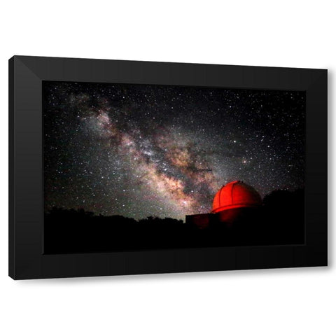 Milky Way III Black Modern Wood Framed Art Print with Double Matting by Taylor, Douglas