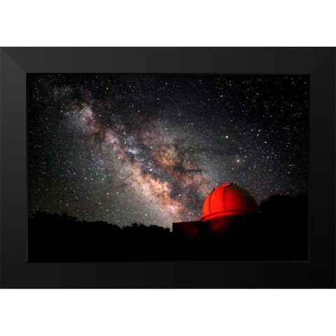 Milky Way III Black Modern Wood Framed Art Print by Taylor, Douglas