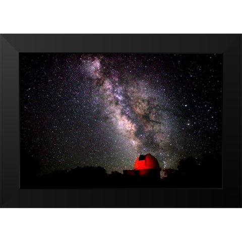 Milky Way IV Black Modern Wood Framed Art Print by Taylor, Douglas