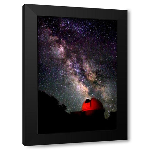 Milky Way V Black Modern Wood Framed Art Print with Double Matting by Taylor, Douglas